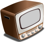 Vintage CRT television